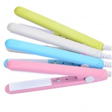 Міні-плойка гофре для волосся Hair Straightener MINI F002 (дорожня плойка, утюжок для волосся)