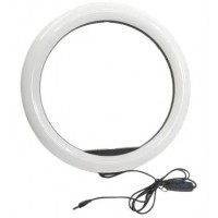 Кольцевая LED лампа для фото, селфи с держателем телефона RL-14 mini 36 см